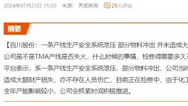 停產(chǎn)“斷供”！化工原料集體漲價！